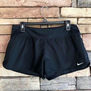 Nike black lined running shorts Like New Large